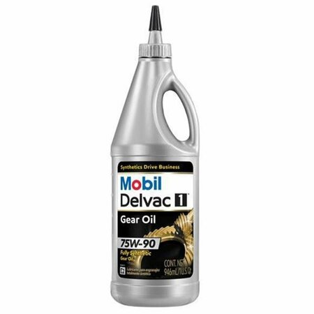 MOBIL 122044 1 qt. 75W90 12X Delvac Synthetic Gear Oil MO324331
